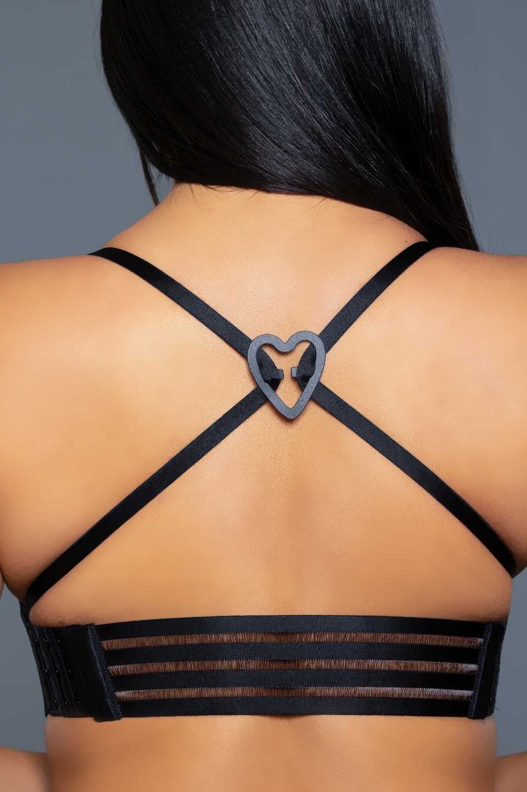 Heart Bra Clips Strap Converting Converter Back Racer Heidi Klum Intimates