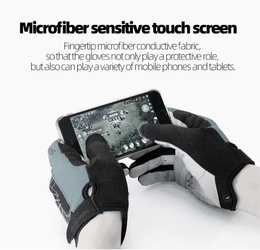 ROCKBROS Cycling Gloves Full/Half Finger Breathable Gel Pad Mountain Bike Gloves