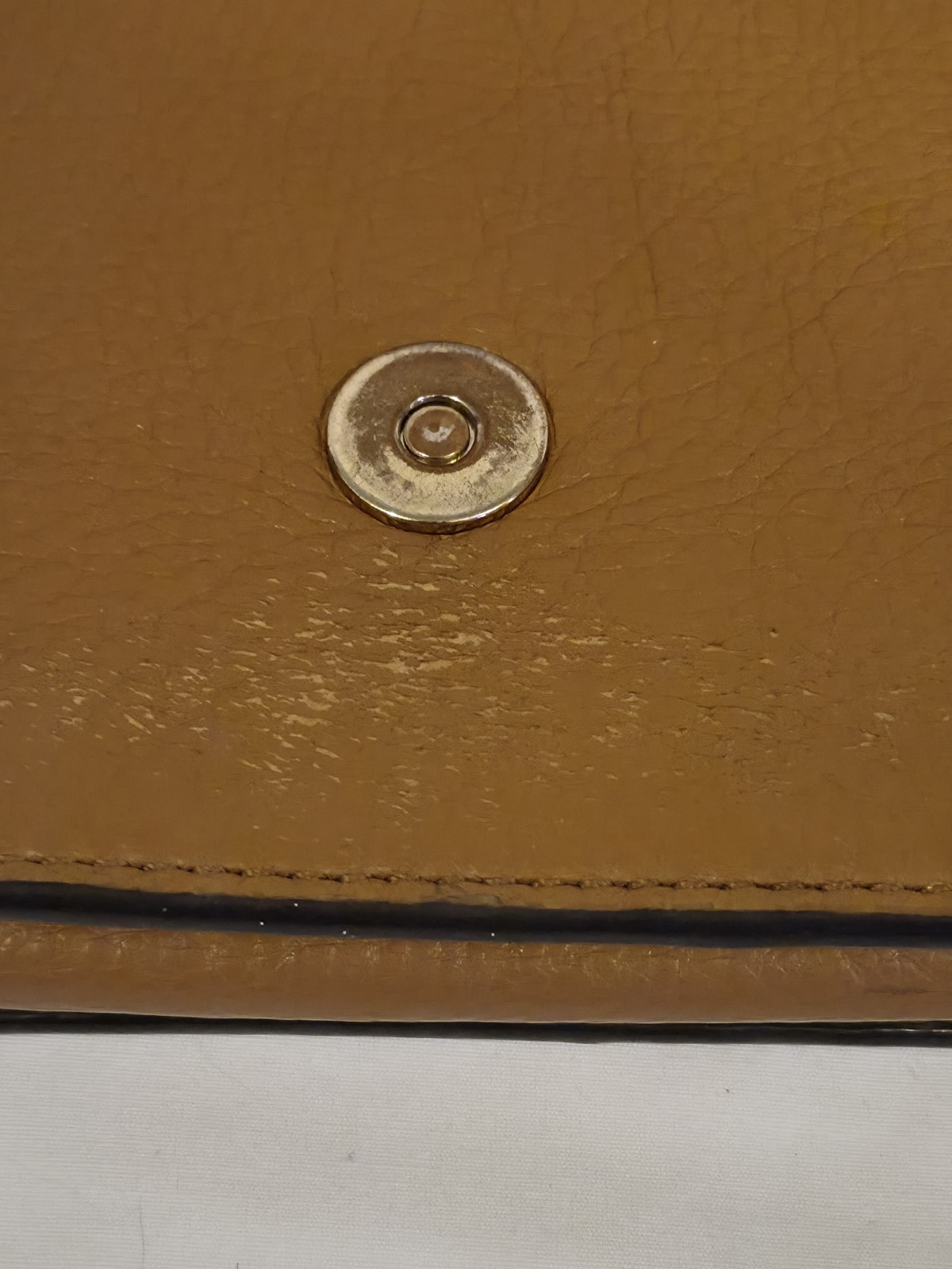 Tory Burch Brown Pebbled Crossbody Bag with Logo, Magnetic Closure, Gold