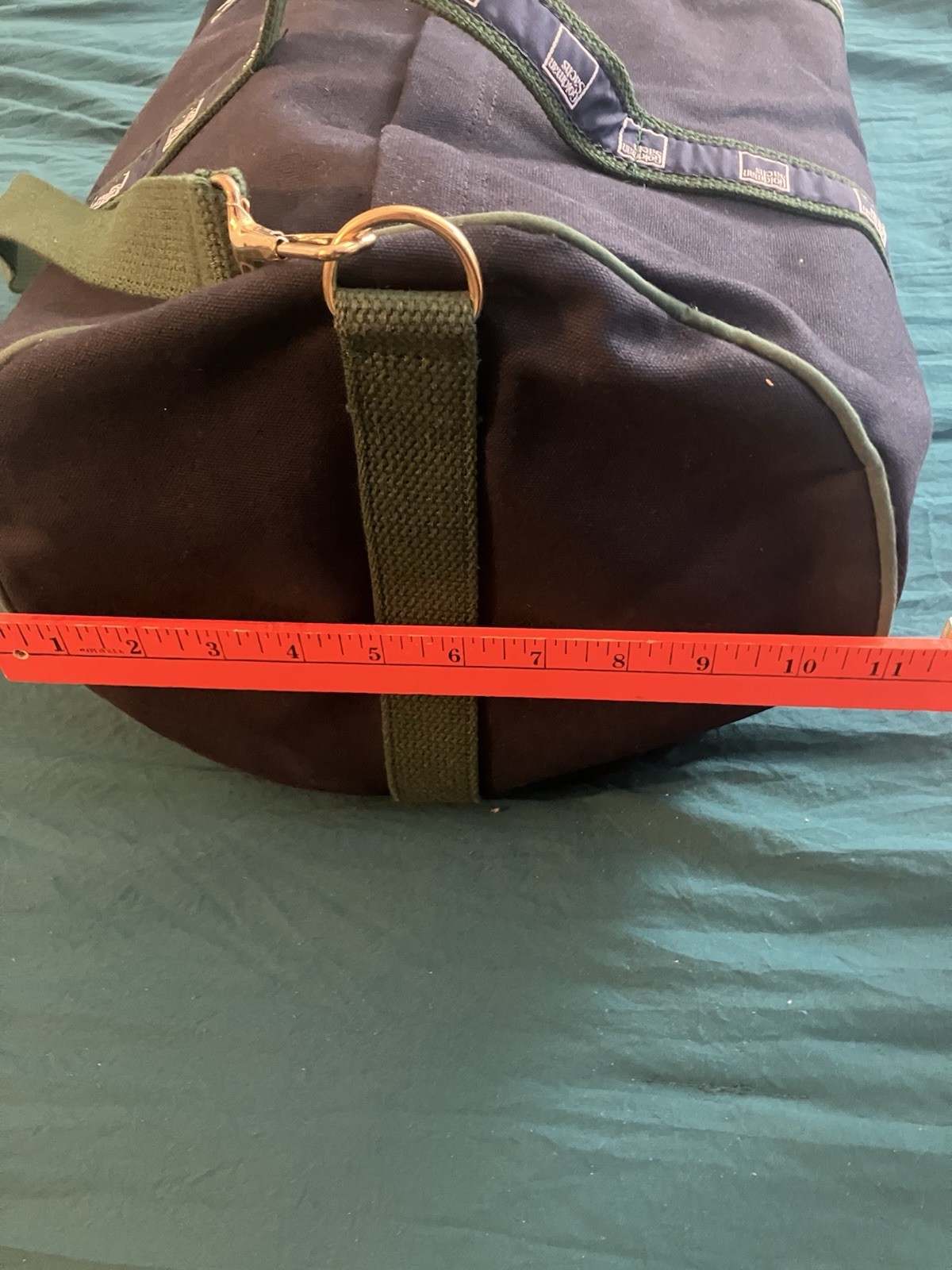 NEW Authentic 19” Goldman Sachs Duffle Banker Bag – Navy/Hunter Green S&B