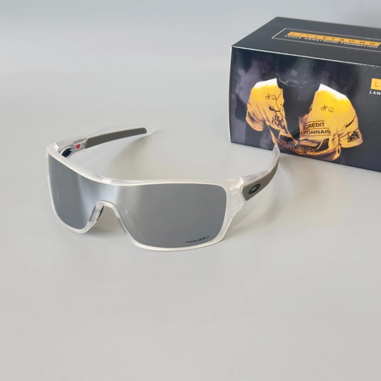 Oakley Turbine Rotor OO9307 Sunglasses Polished Clear Frame/Silver Lens