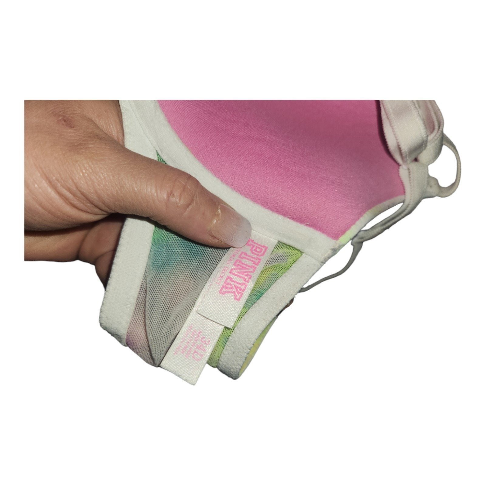 Victoria’s Secret PINK WEAR EVERYWHERE BRA TYE DYE 34D
