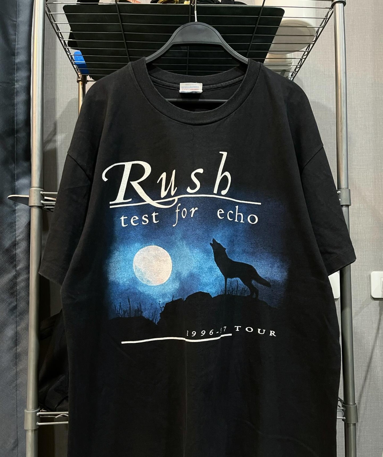 Vintage Rushh ‘Test For Echo Tour’ Double Sided Band Tee 1996s