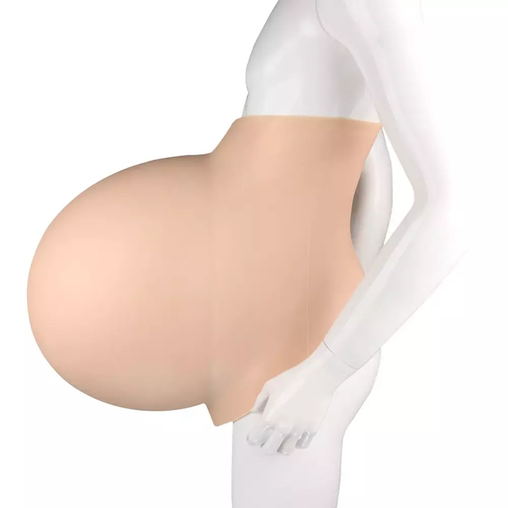 Twins Oversized Pregnant Belly Silicone Fake Belly For Cosplay Transgender
