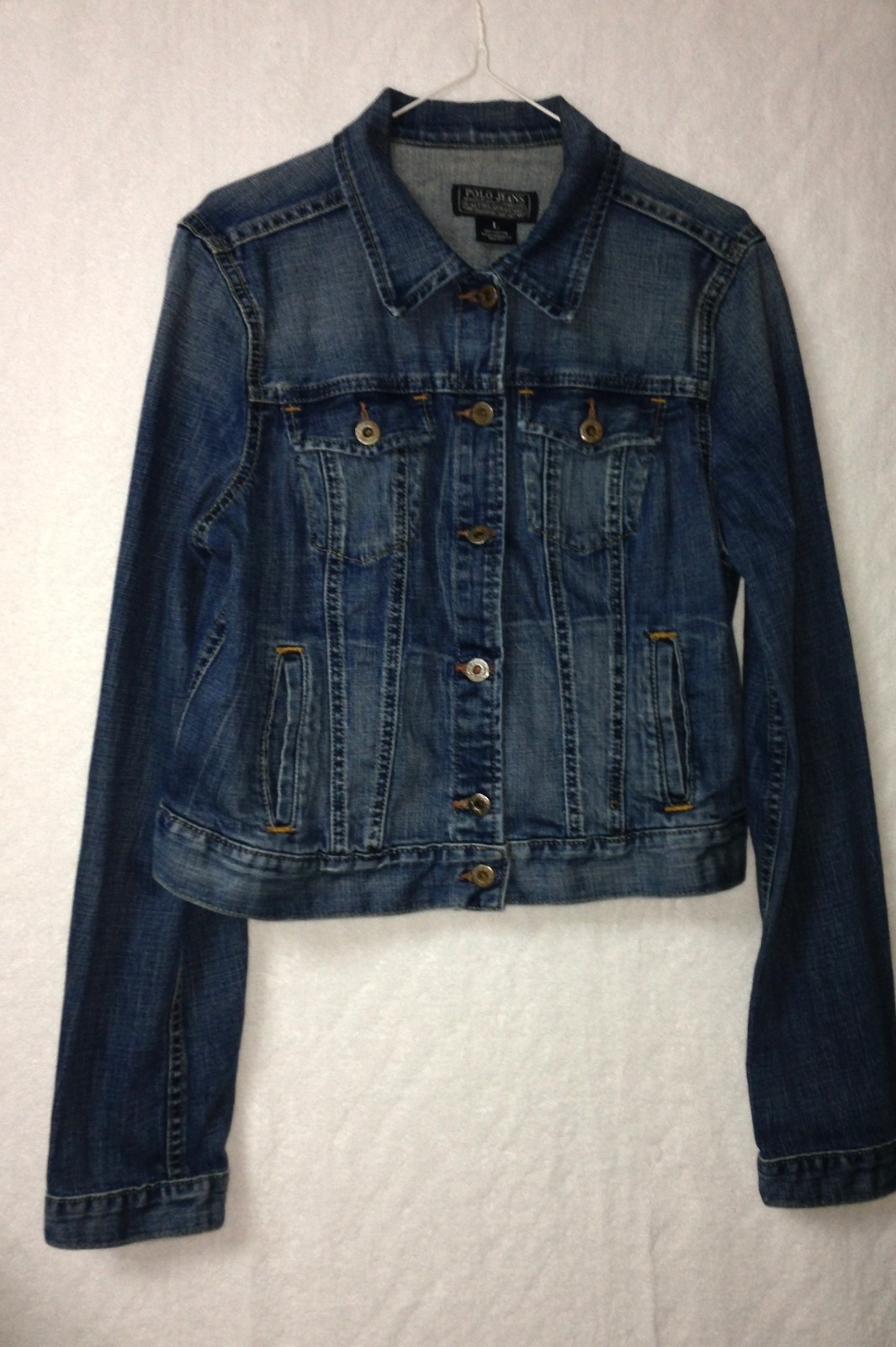 Vintage Polo Ralph Lauren Jeans Co Blue Denim Jacket (Size L)