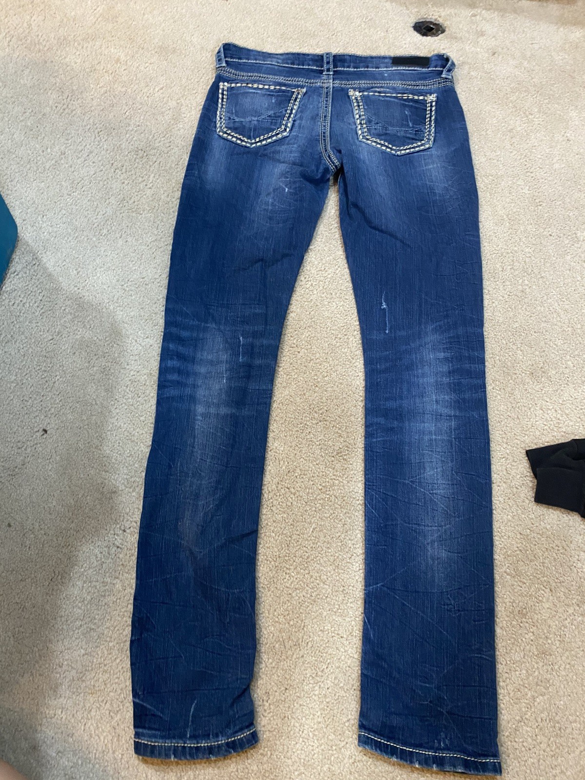 Daytrip Jeans, Women’s Size 29 long Blue Denim LYNX Ankle Skinny distressed