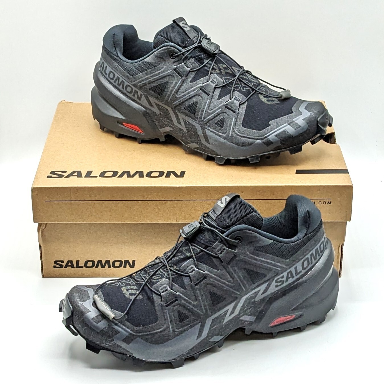 Salomon “Speedcross 6” Women’s Moderate Terrain Running Shoe [Black/Phantom] NEW