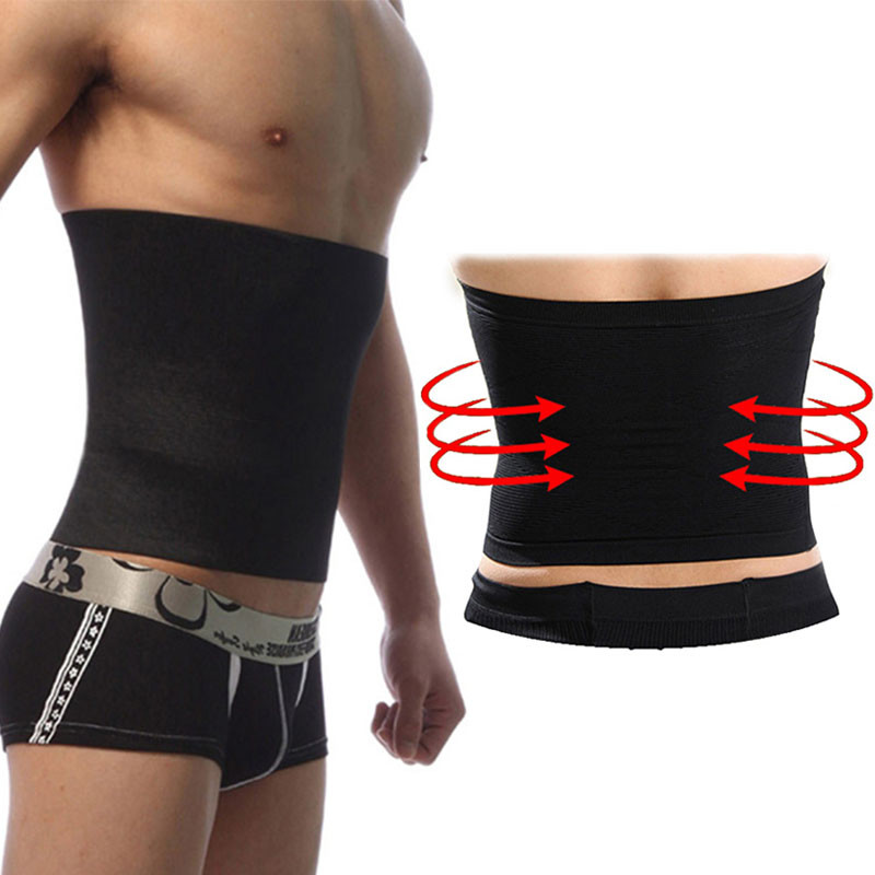 Men Abdomen Control Belt Band Tummy Control Compression Slimming Body Shaper