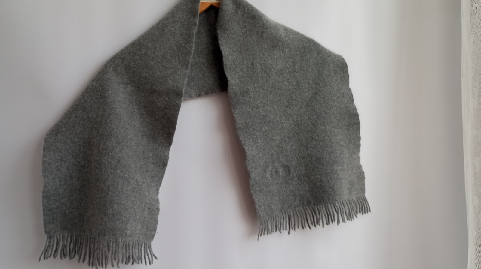 Snow Lotus soft, warm,cashmere grey scarf