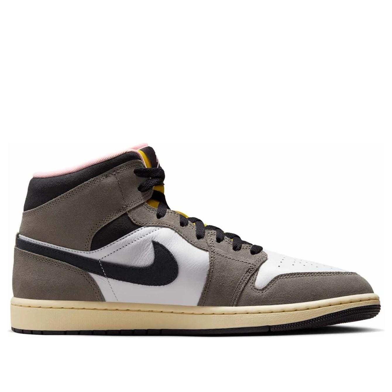 Nike Air Jordan 1 Mid SE White Cave Stone Men’s HQ2011-100 New