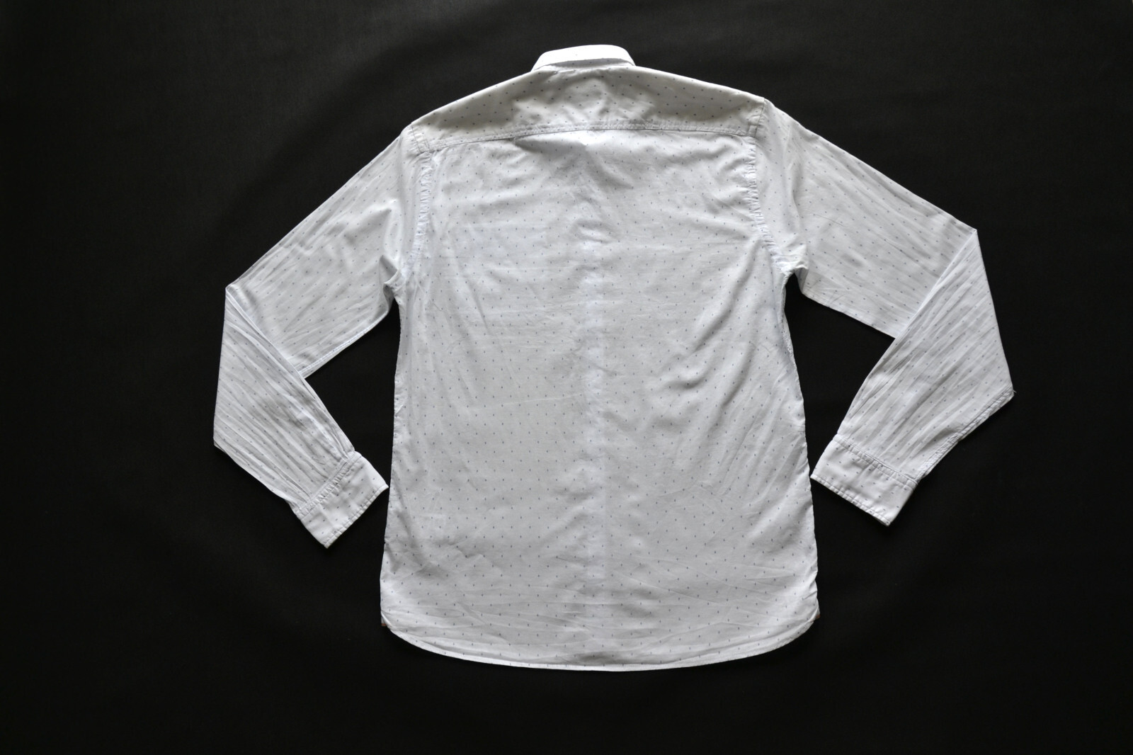 SCOTCH & SODA PALMS Men’s Summer Shirt Men’s Shirt Size L White/White Cotton