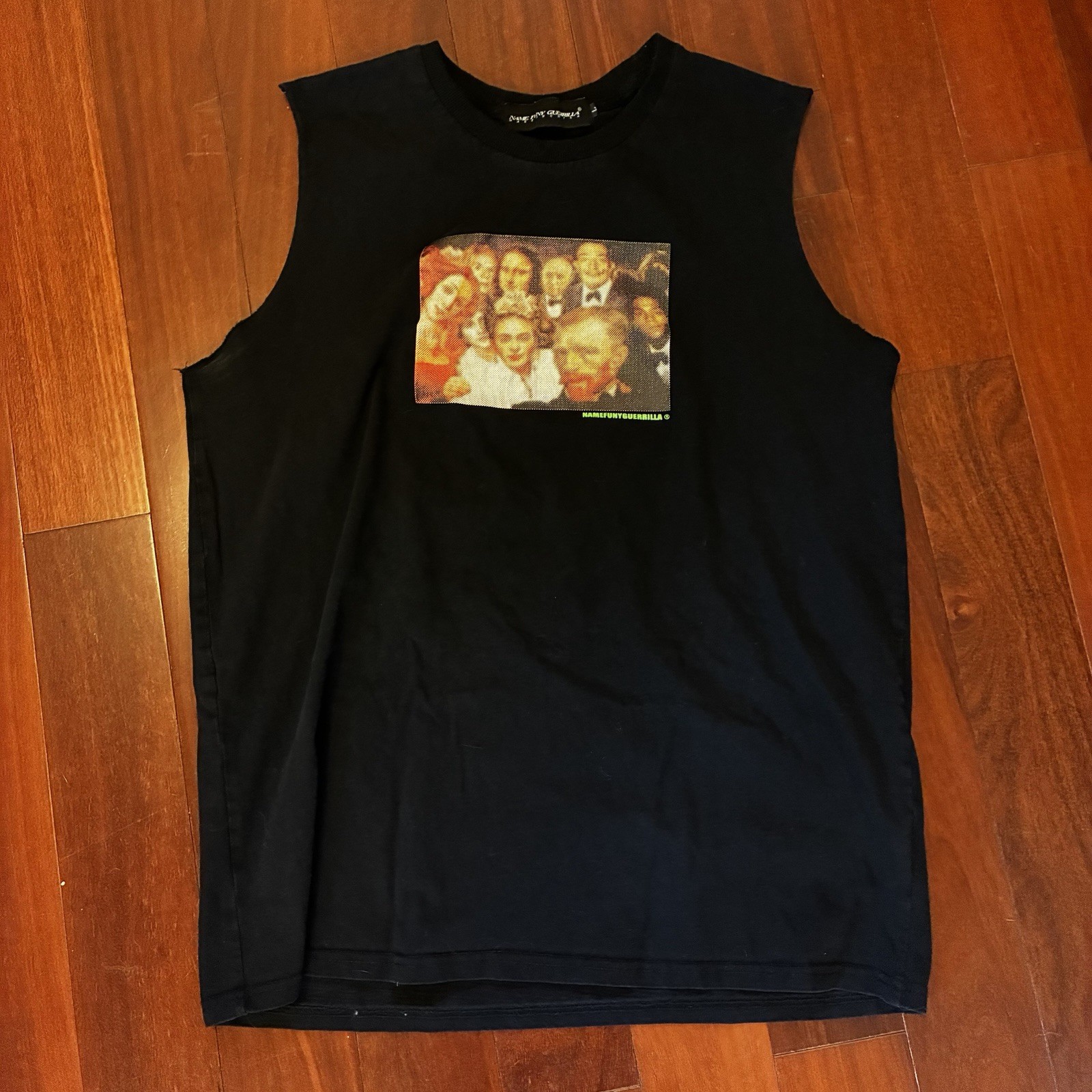 Name Funy Guerrilla Sleeveless Van Gogh Frida Kahlo Artist T-shirt Large