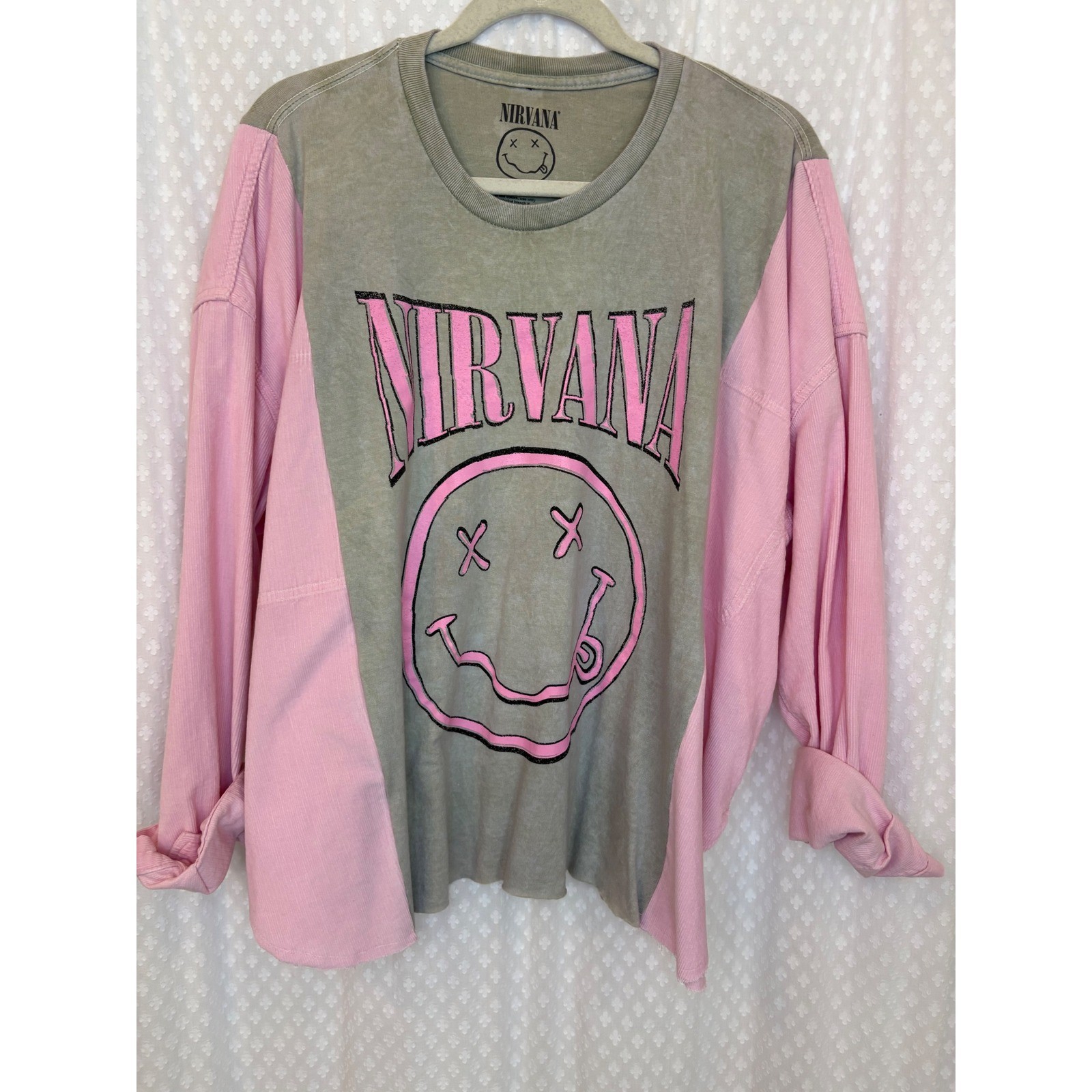 Nirvana Smiley Face Campfire shirt
