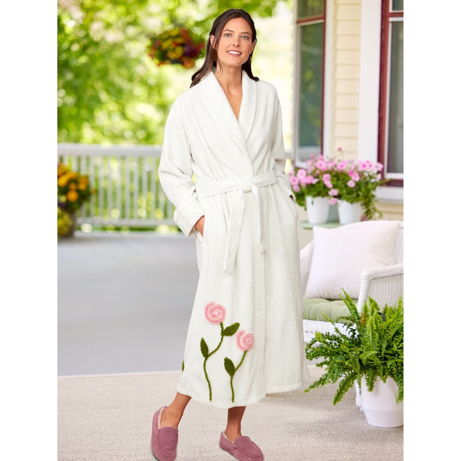 Women’s Chenille Garden Slumber Robe