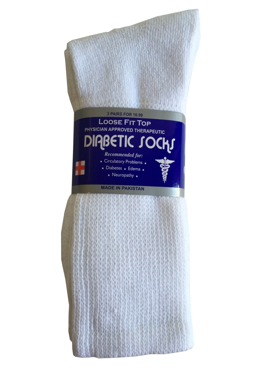 3 Pairs Diabetic CREW circulatory Socks Health Men’s & Women’s Cotton ALL SIZE