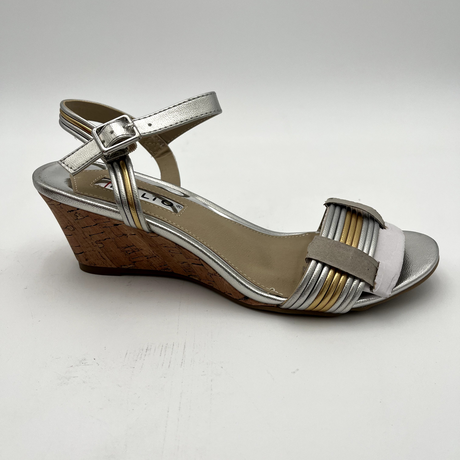 Women’s RIALTO Cadis Open Toe Casual Platform Sandals MultiColor, Sz 7, MSRP $30