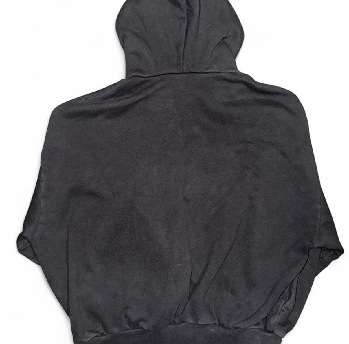 Essentials Fear of God Black Logo Pullover Hoodie Men’s S Cotton Blend