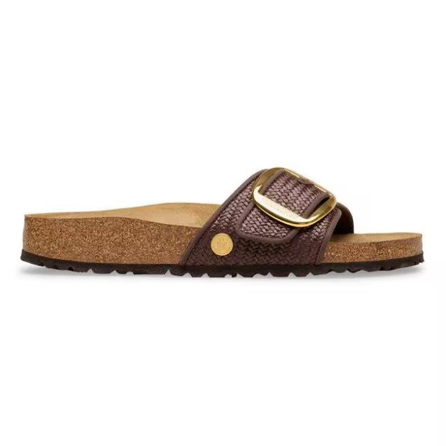 New Birkenstock Madrid Big Buckle Raffia Textile Sandals Unisex All Size EU