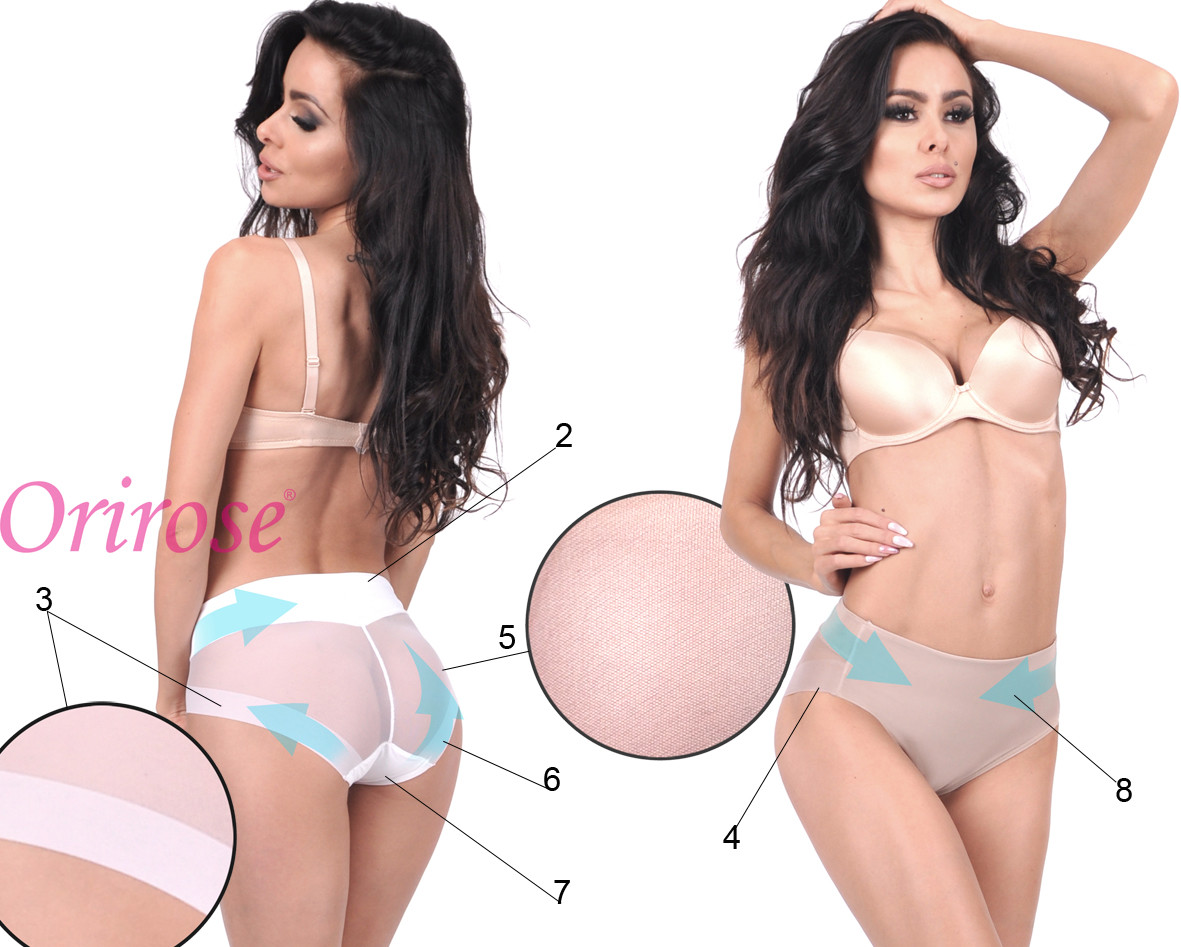 OriRose Modeling shaping Panties Push up Nude Black White S M L XL XXL XXXL NEW