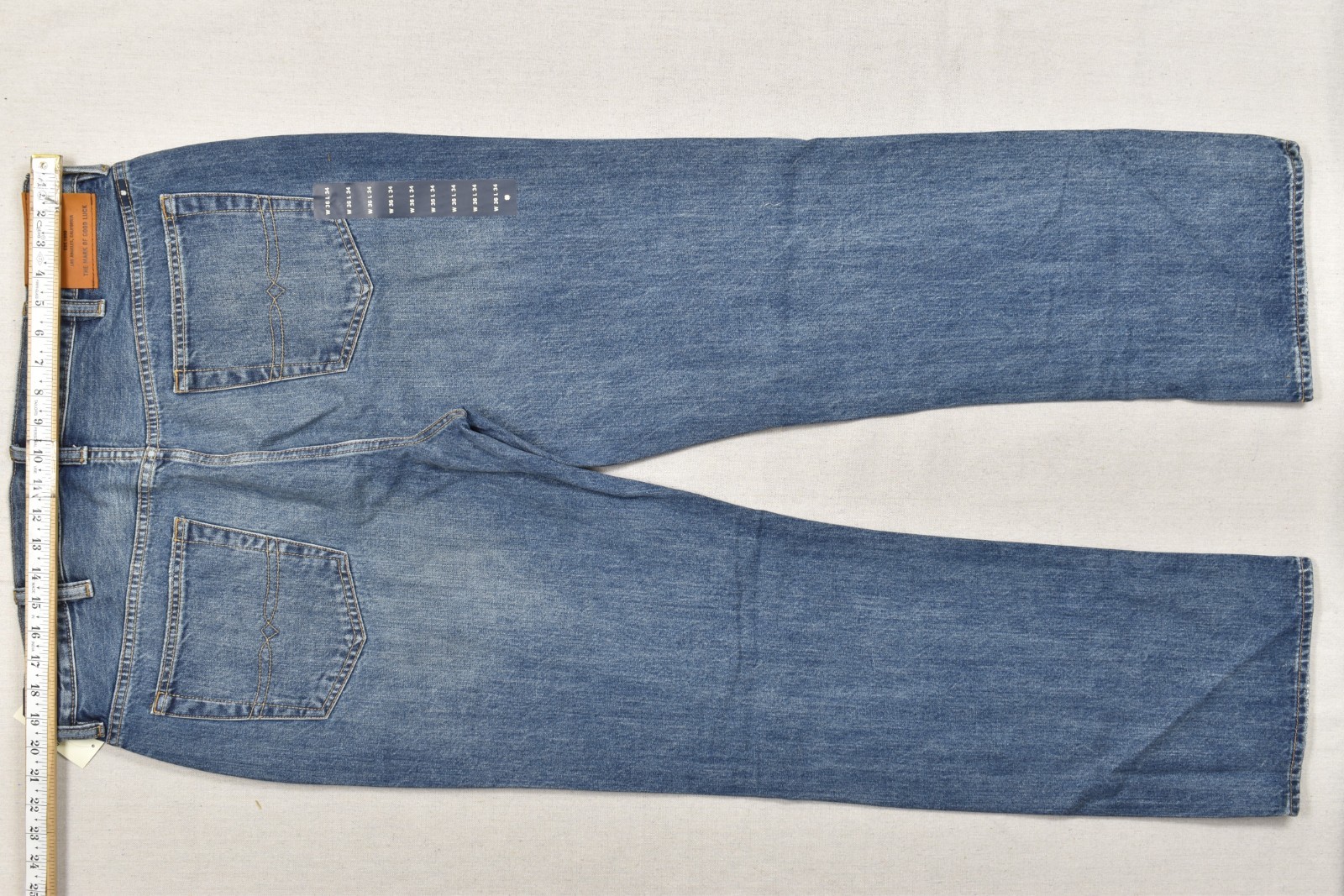 Lucky Brand Men’s 181 Relaxed Straight Denim Jeans Blue Bluff Lake 36×34 NEW