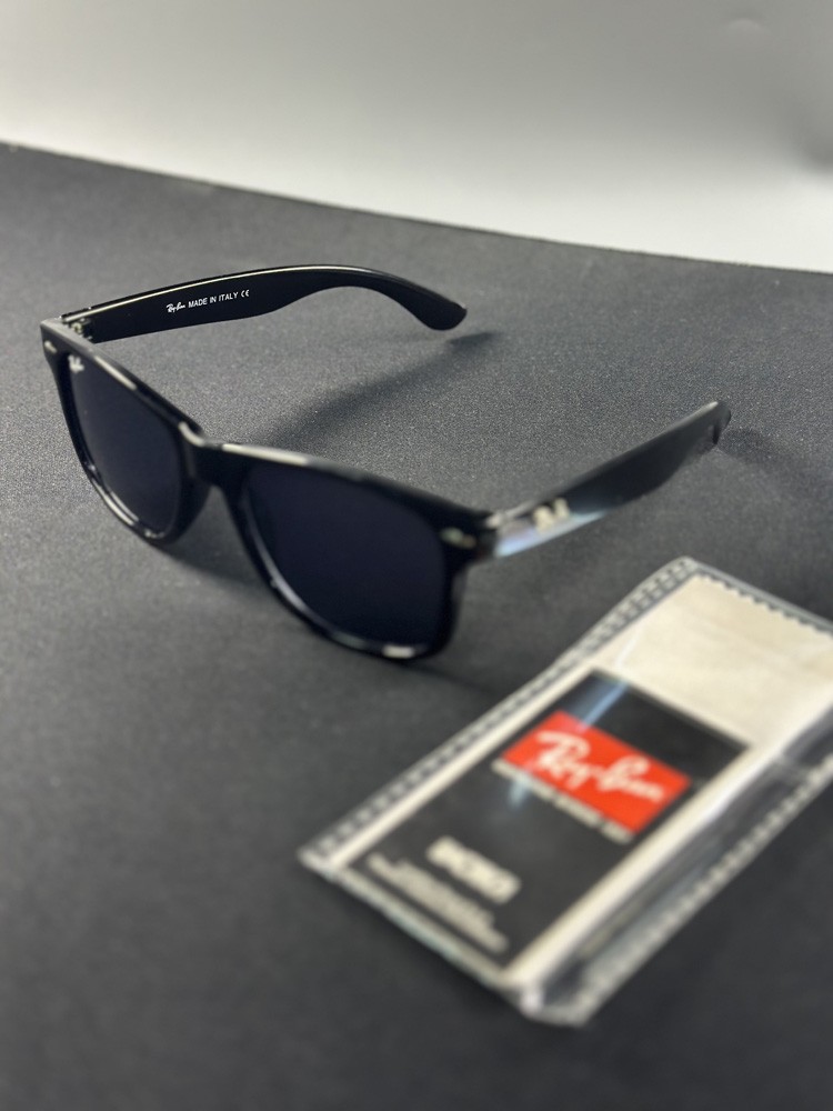 Ray-Ban Classic Retro Polarized Sunglasses Men UV Protection Black Frame Stylish
