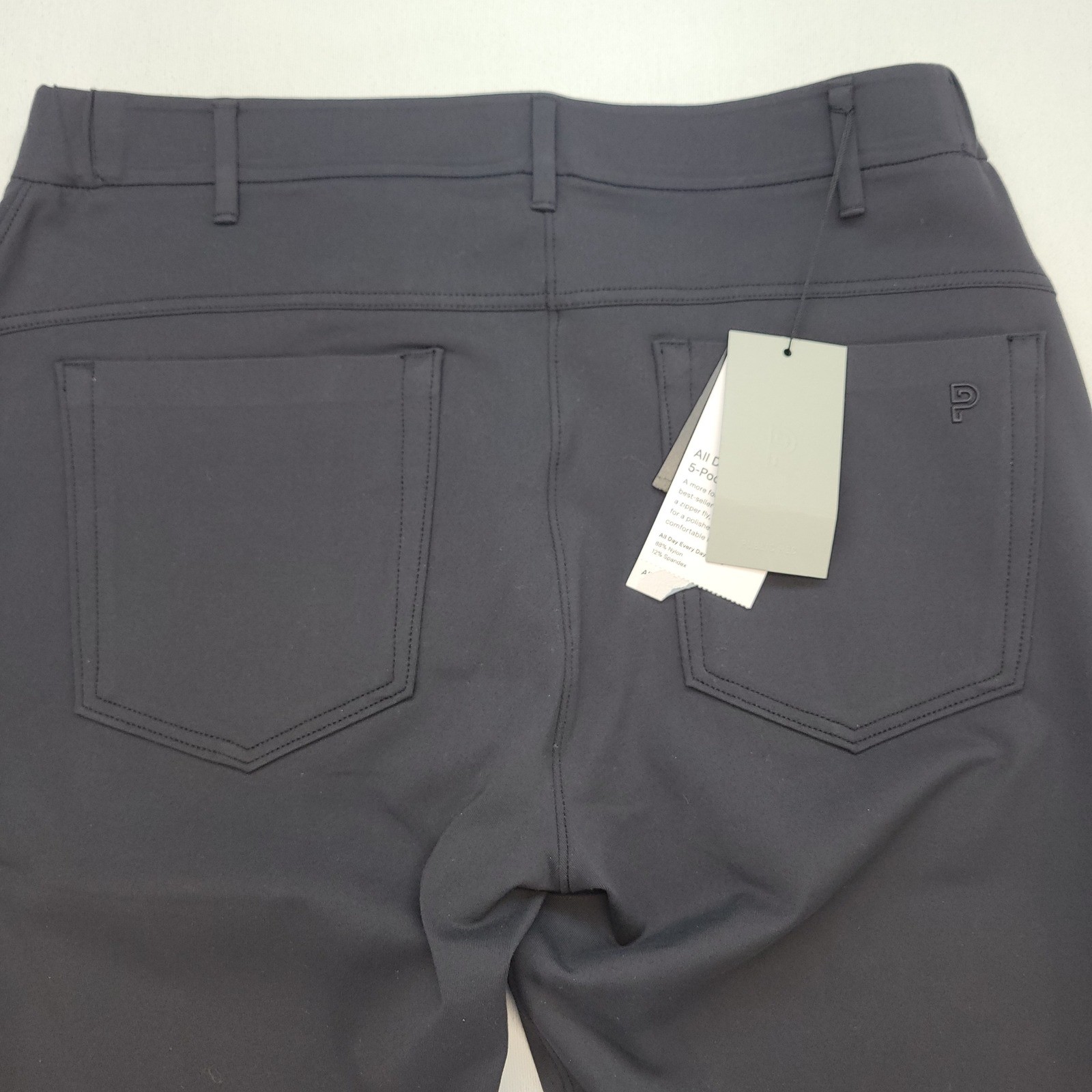 Public Rec All Day Every Day 5-Pocket Pants Mens 32×30 Black Tapered Chino