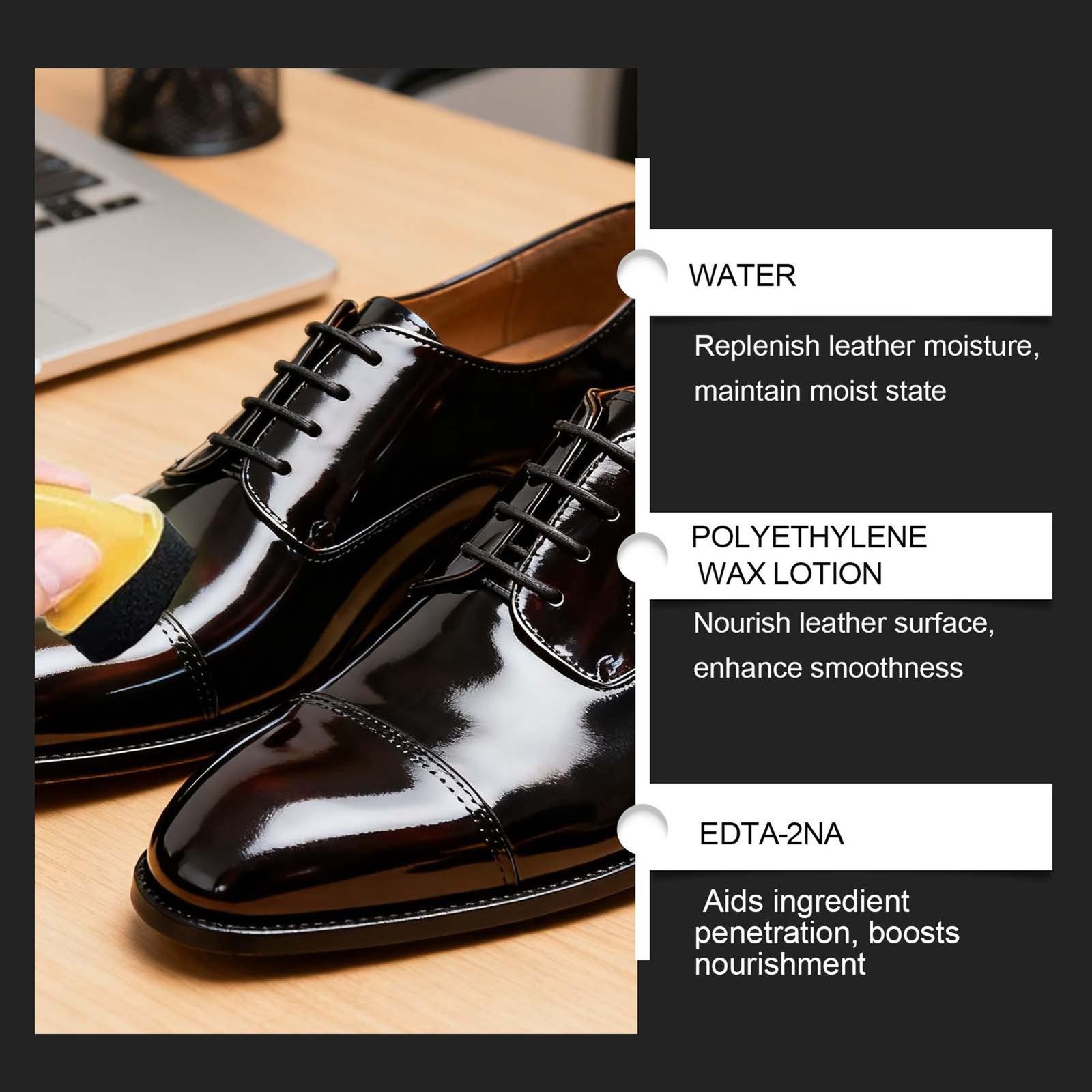 Shoe Shine Sponge – Instant Shine Sponge for Leather Shoes Boots Quick Polisher