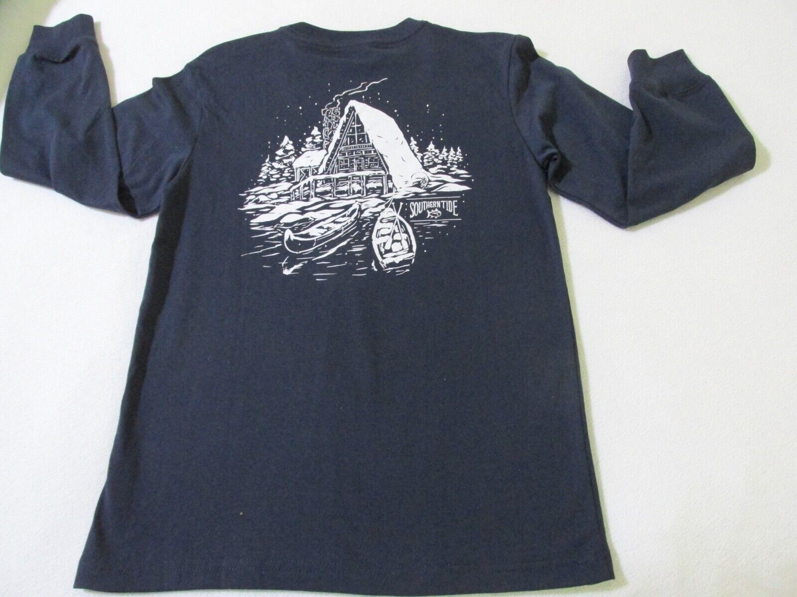 SOUTHERN TIDE Long Sleeve T Shirt Boys sz M 8-10 NWT $38.00