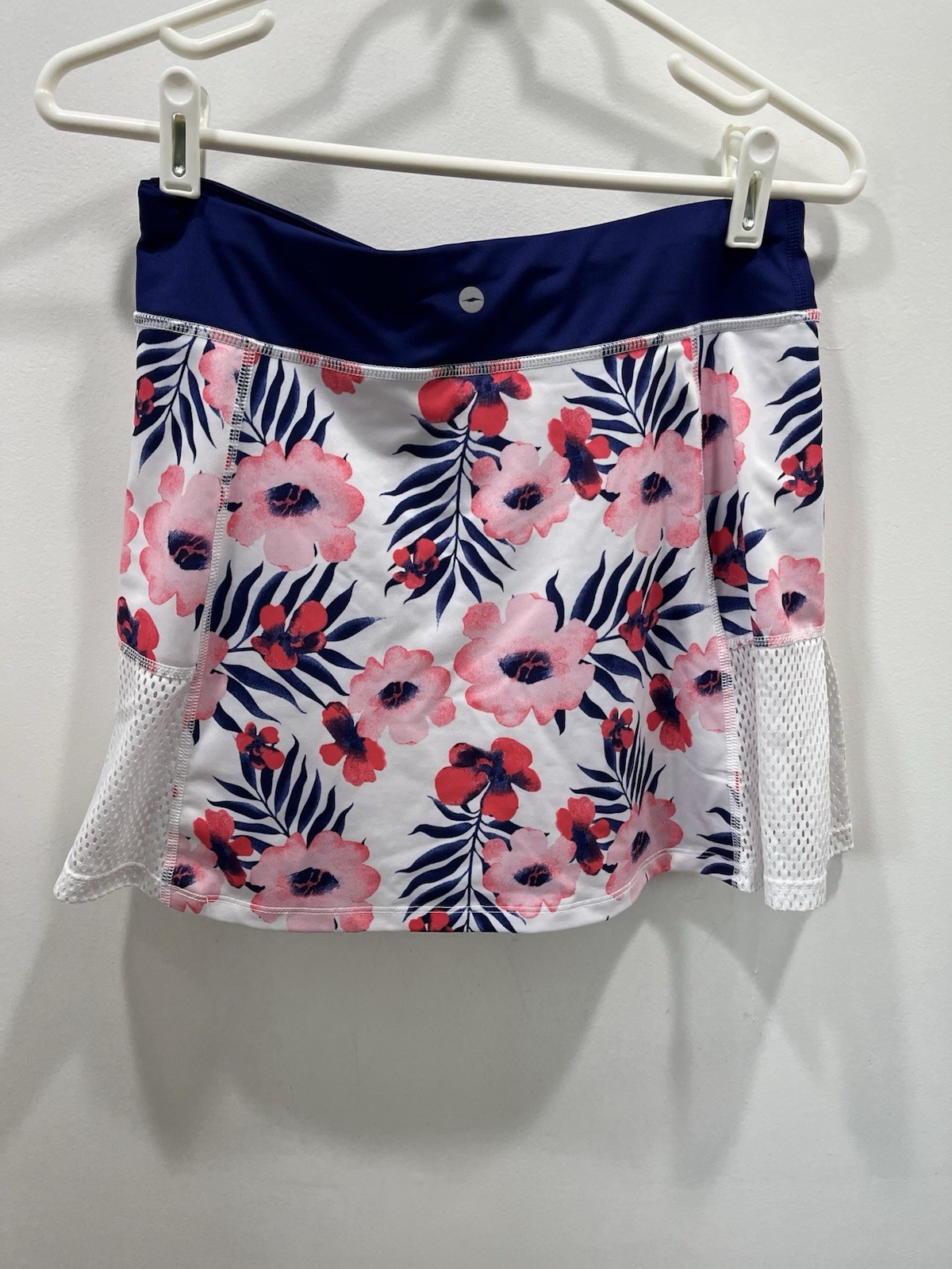 Avia Skort Built In Shorts Size XXL (18) Floral Multicolor Pull On Stretch
