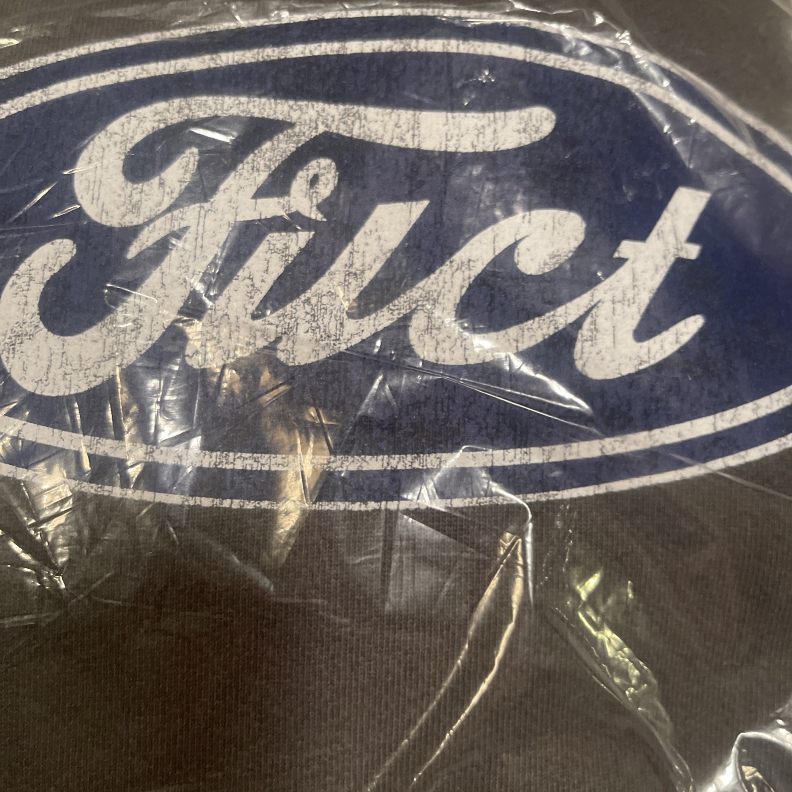 FUCT Ford Oval Logo Pullover Hoodie Extra Large Black Vintage VTG XL Parody