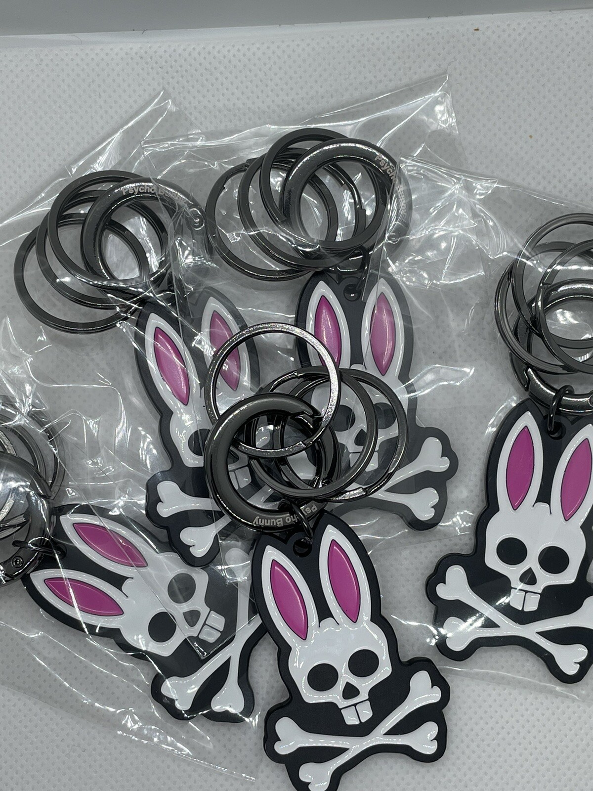 Psycho Bunny Keychain with Free Psycho Bunny Vinyl Decal