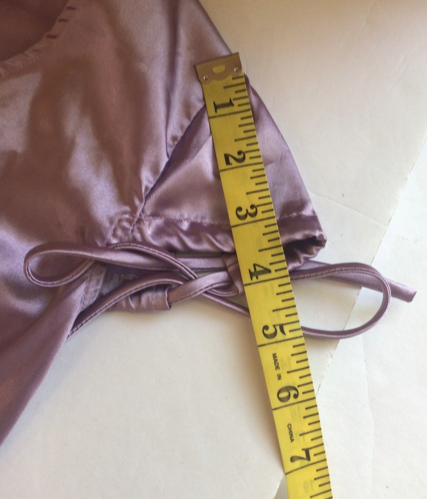 iz buyer satian top purple medium fitted ruched romantic y2k fairycore coquette