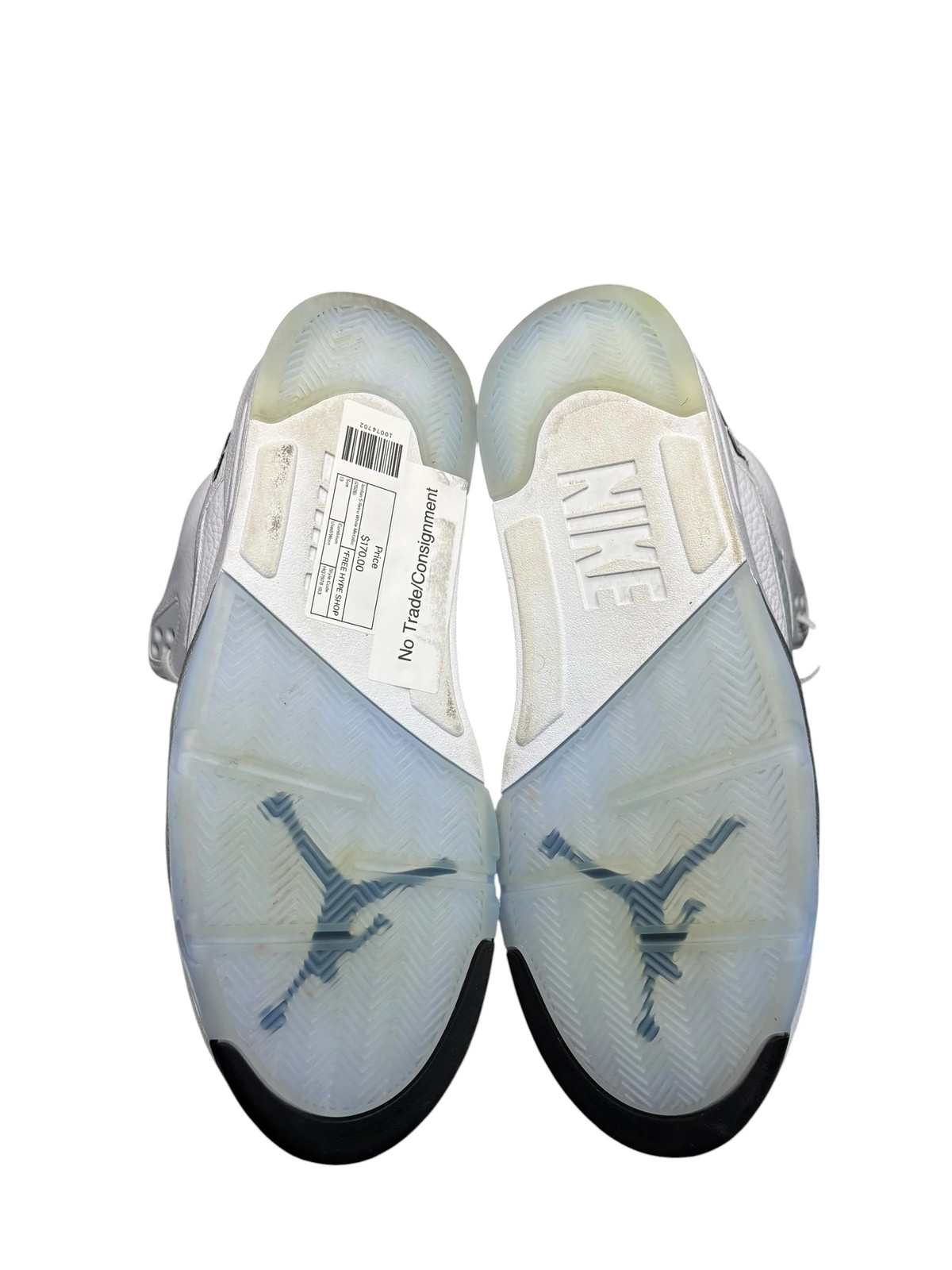 Jordan 5 Retro White Metallic (2026) size 13 – Used/Worn