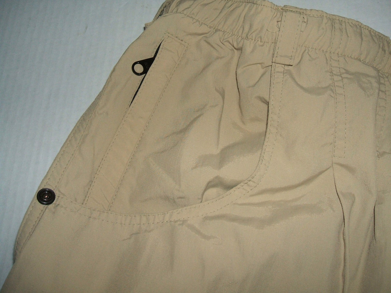 Macabi Travel Trek Skirt Women M 31″ Length Khaki Nylon See Description
