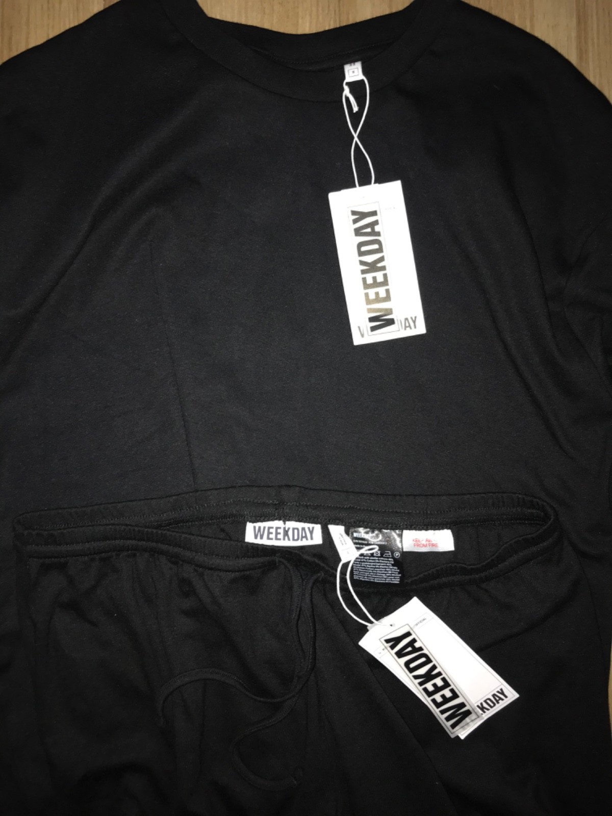Weekday Co-ord Lounge Set, Trousers and Top, NEW, Small