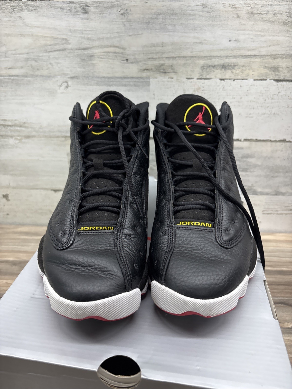 2023 Air Jordan 13 “Playoffs” Black/Red/White/Yellow Men’s Size 9.5 414571-062