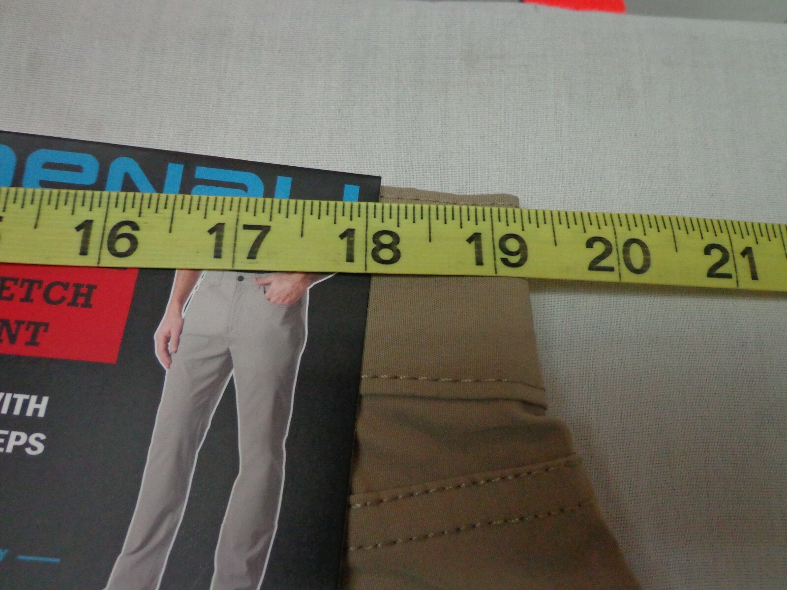 DENALI Delta Khaki Technical Stretch Pants NWT 38/30 MSRP $54