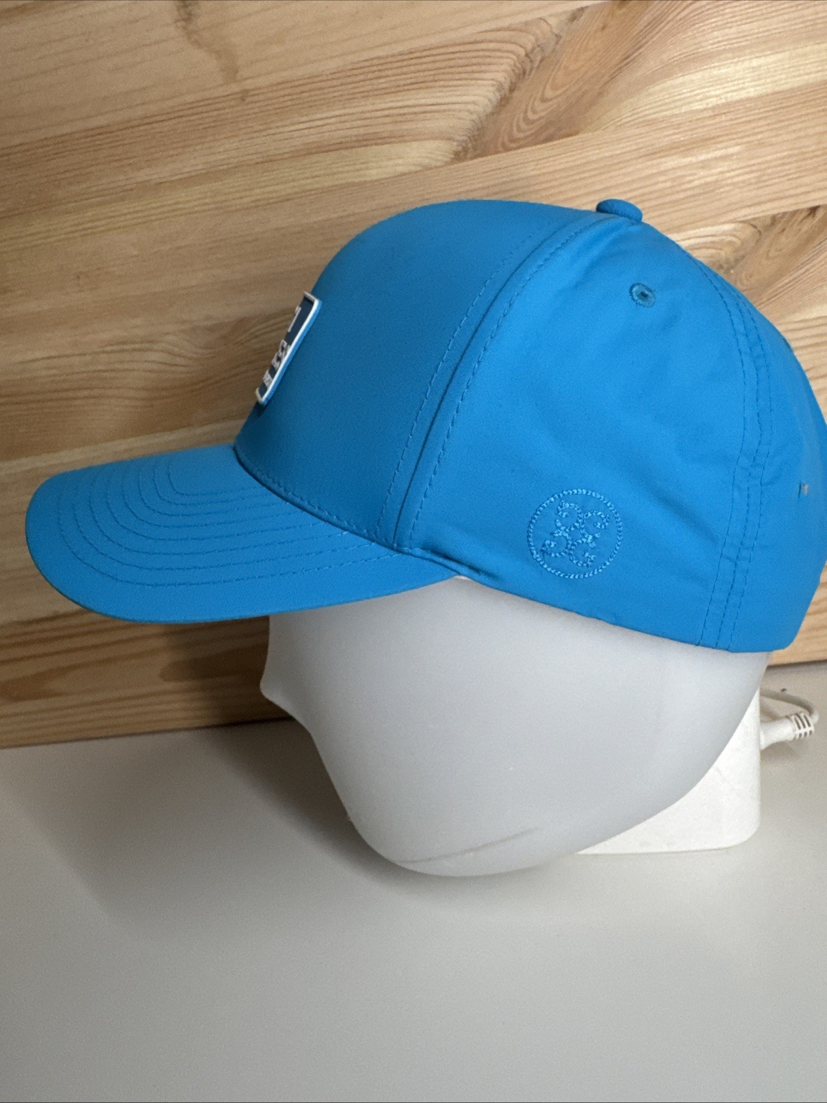 G/FORE NWT “No 1 Cares What You Shot” Patch Golf Hat Cyan/Blue NWT $45