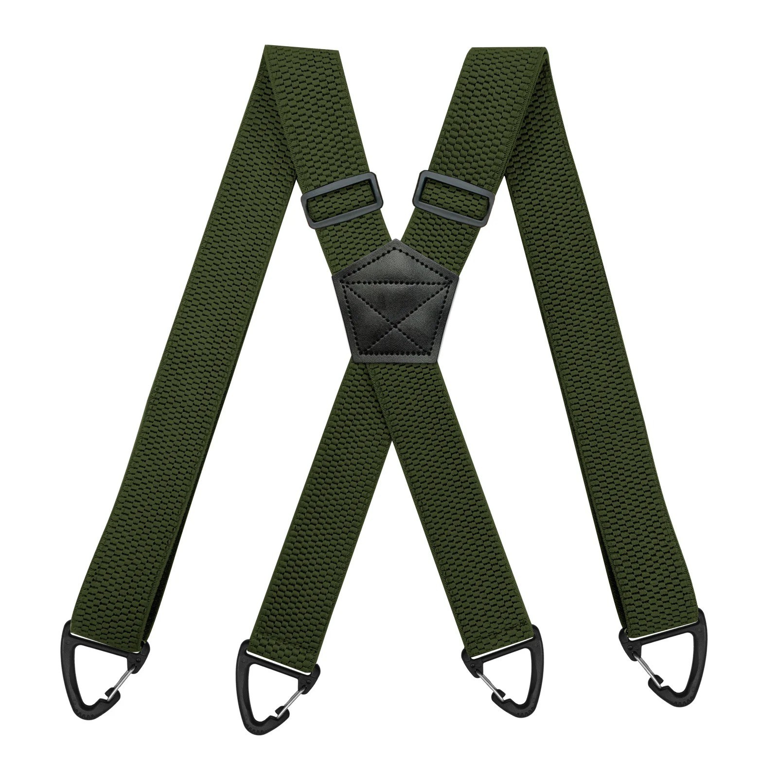 Heavy Duty Elastic Suspenders for Men Trouser Pants Braces Strap Work Belt