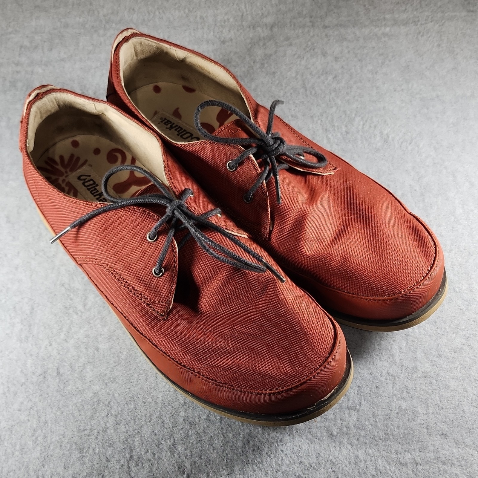 OluKai Nohea Moku Men’s Sneaker Canvas Lace Up Round Toe Casual US 12.5