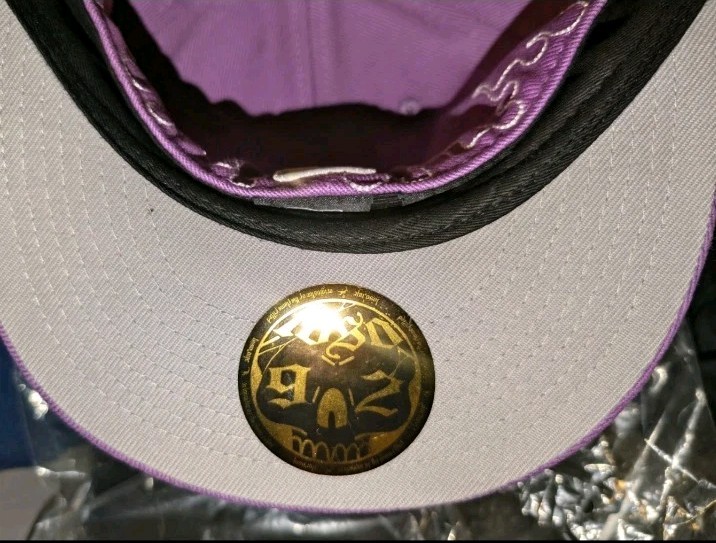 1050NYC Purple Flame Baseball Cap Men’s Size 7 Casual