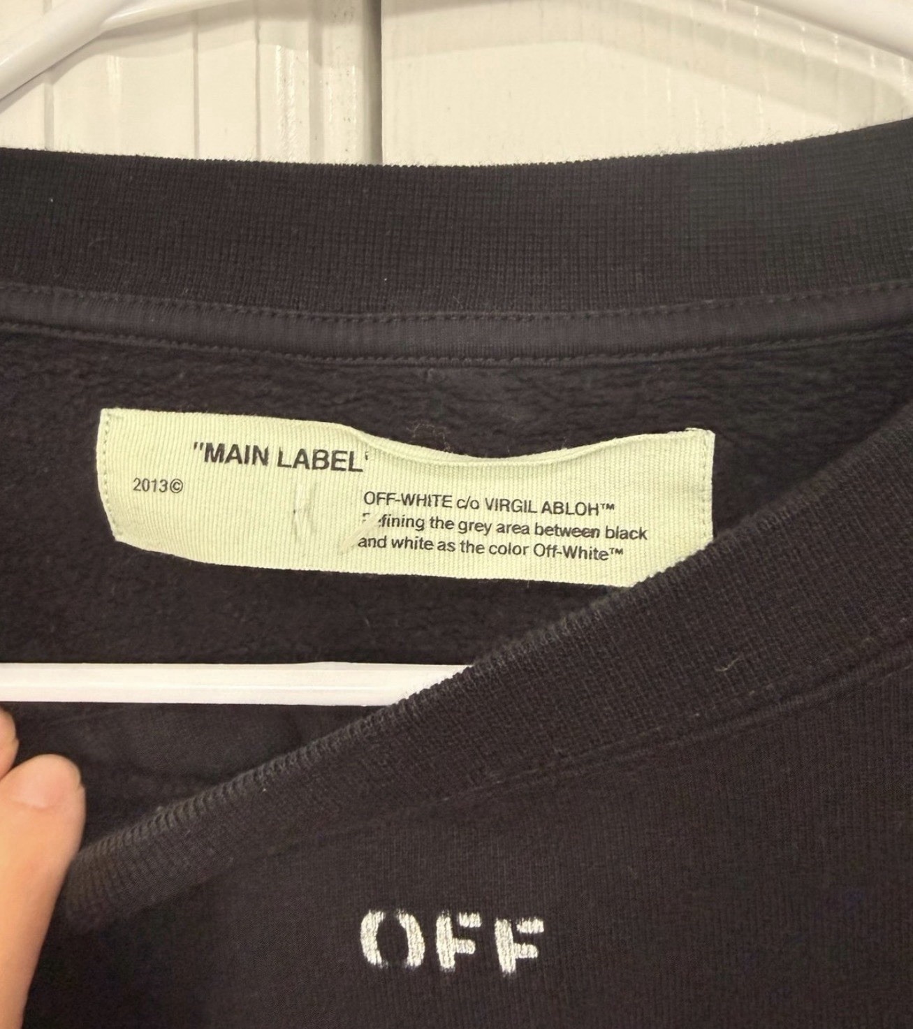 Off-white Black Open Back Sweater Dress Size Small
