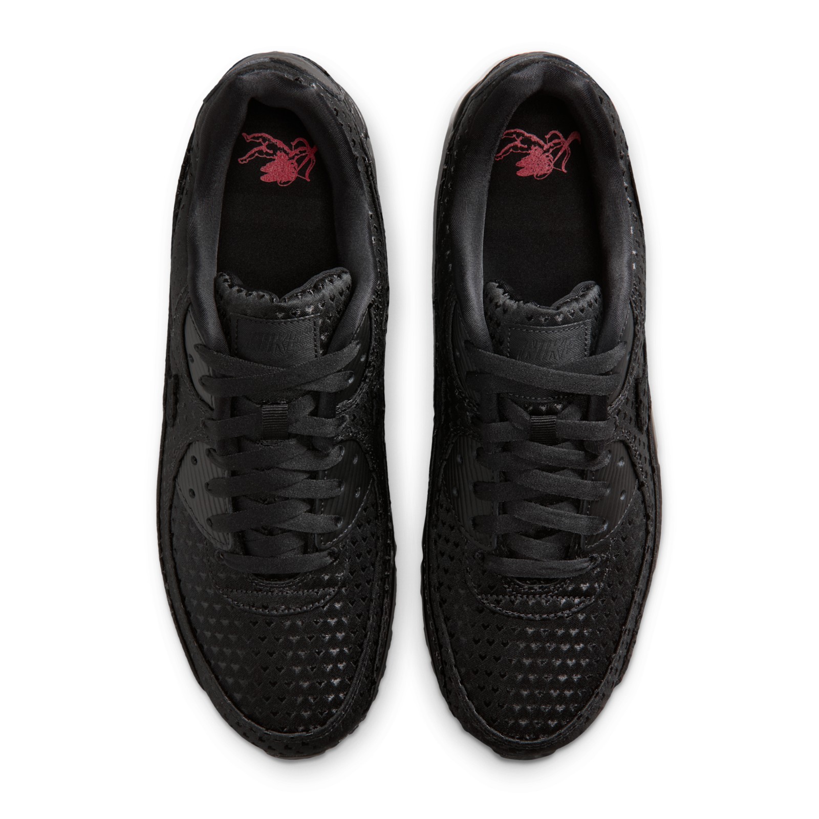 Nike Air Max 90 Premium “Valentine’s Day” Black/Red IB6606-001 Men’s Shoes Sz 14