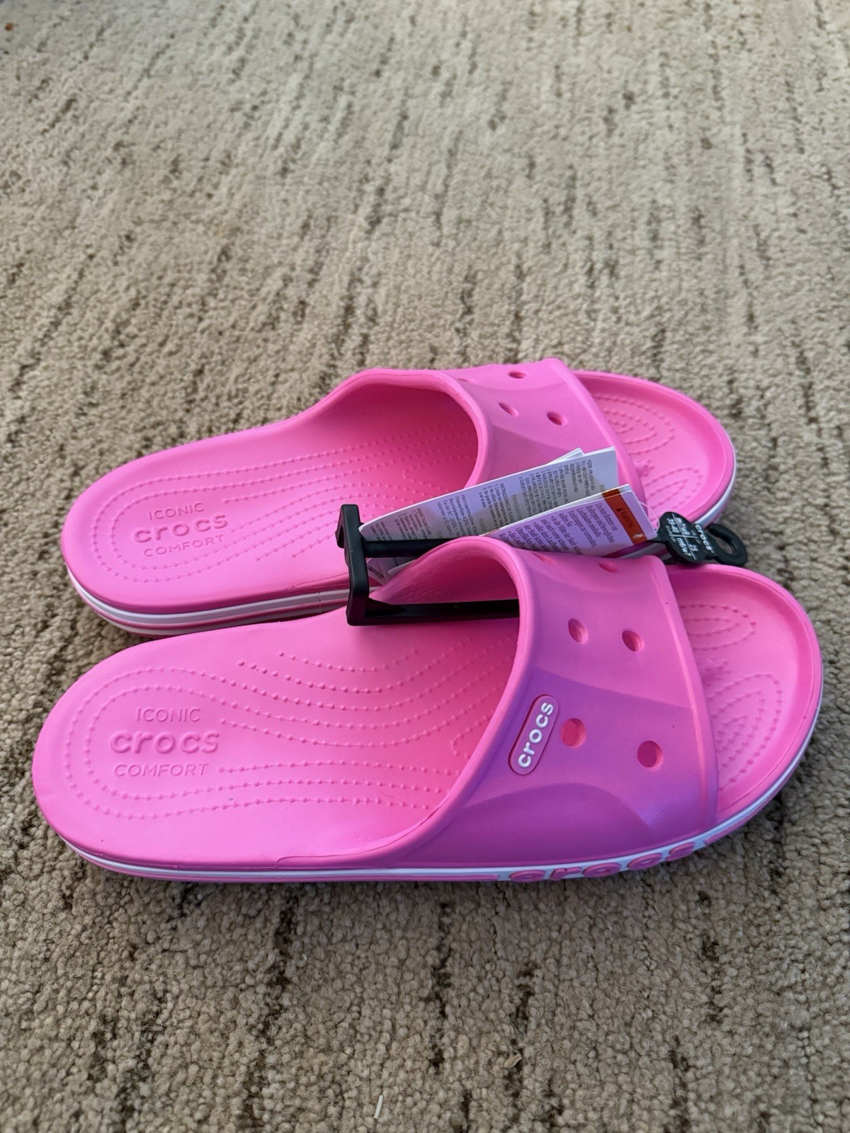 Unisex Crocs Bayaband Slides Sandals Men 7 Women 9