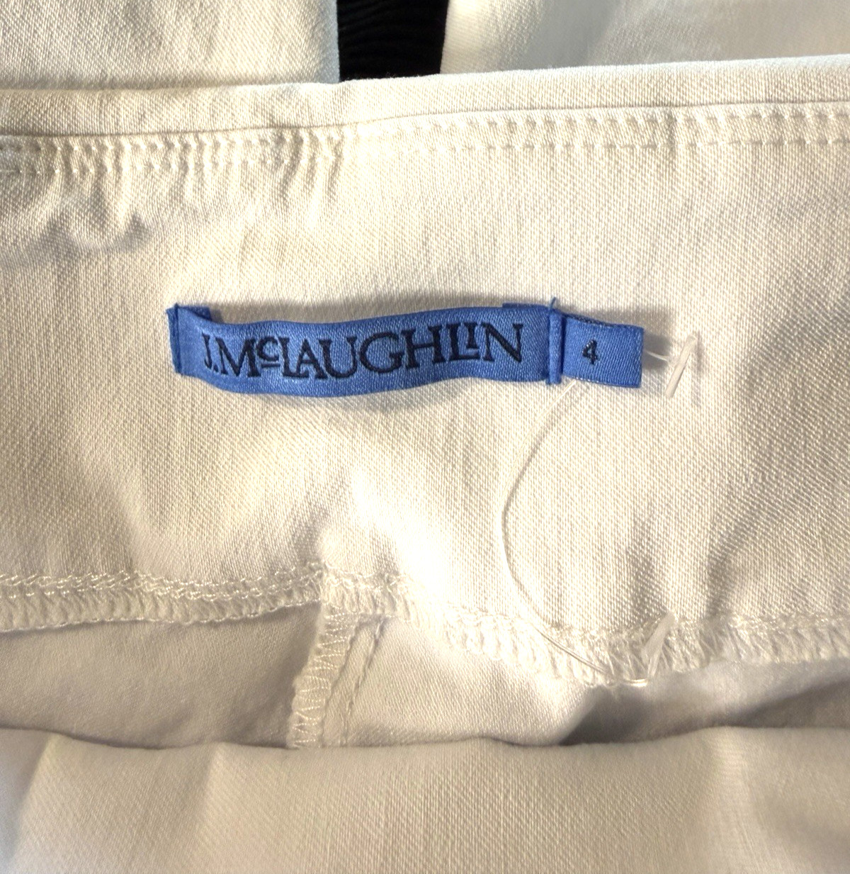 J.Mclaughlin Masie Pull On Shorts Size 4 White capsule minimalist Resort Wear