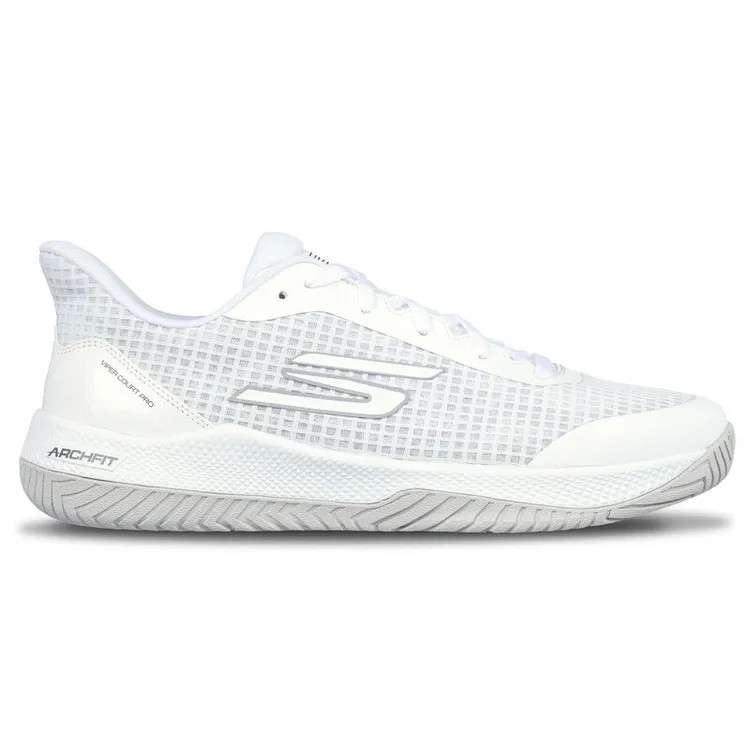 Men’s Skechers Viper Court Pro, White, 12 D Medium US