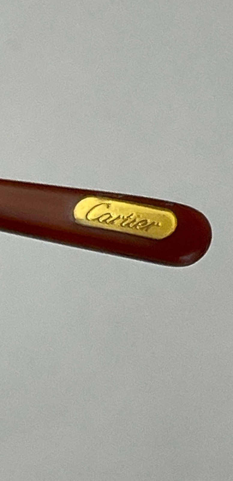 Vintage 80s Cartier Spider Sunglasses oval gold 22K trinity vendome santos must
