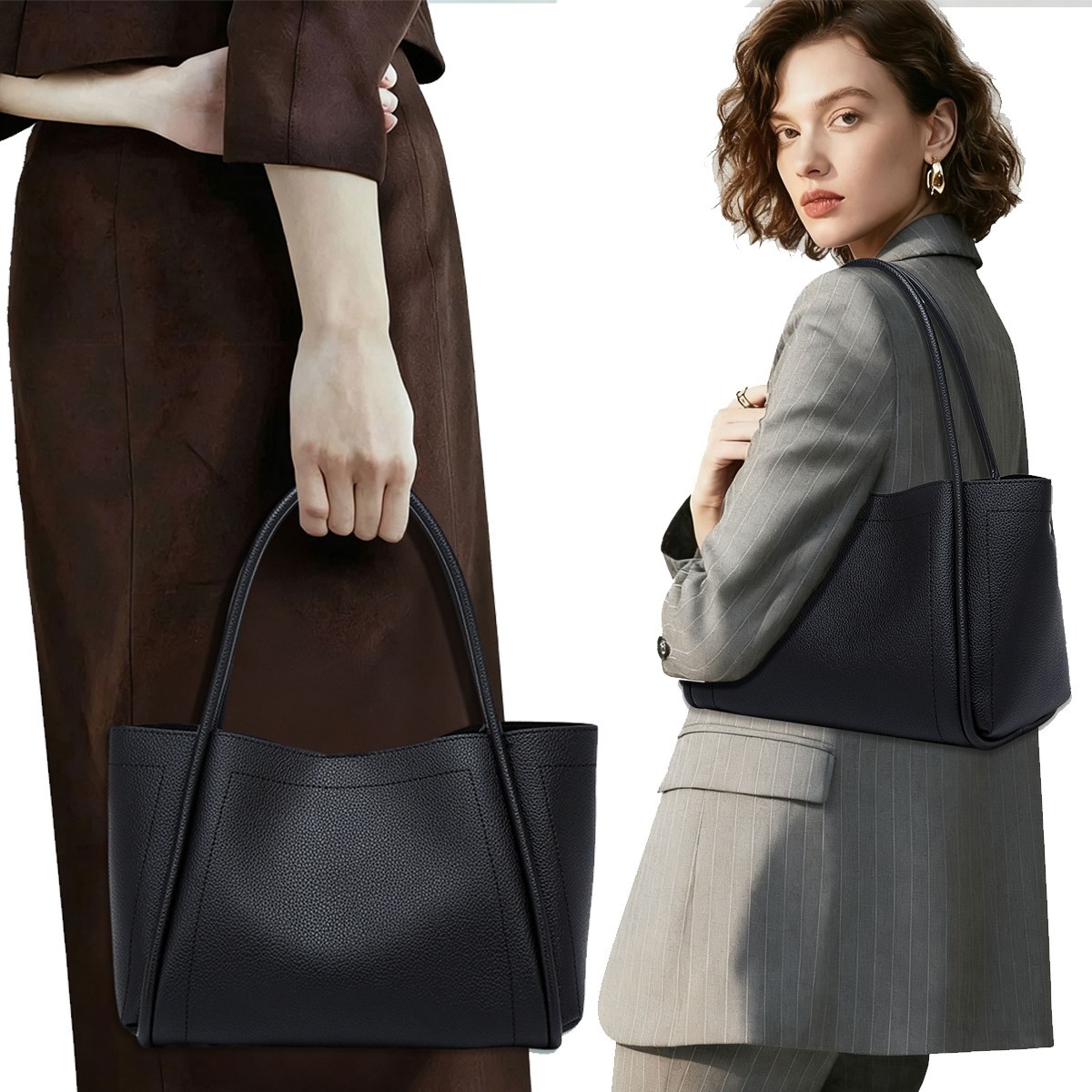Women’s Bag Large Capacity Shoulder Purse Handbag PU Leather Crossbody Tote Bag