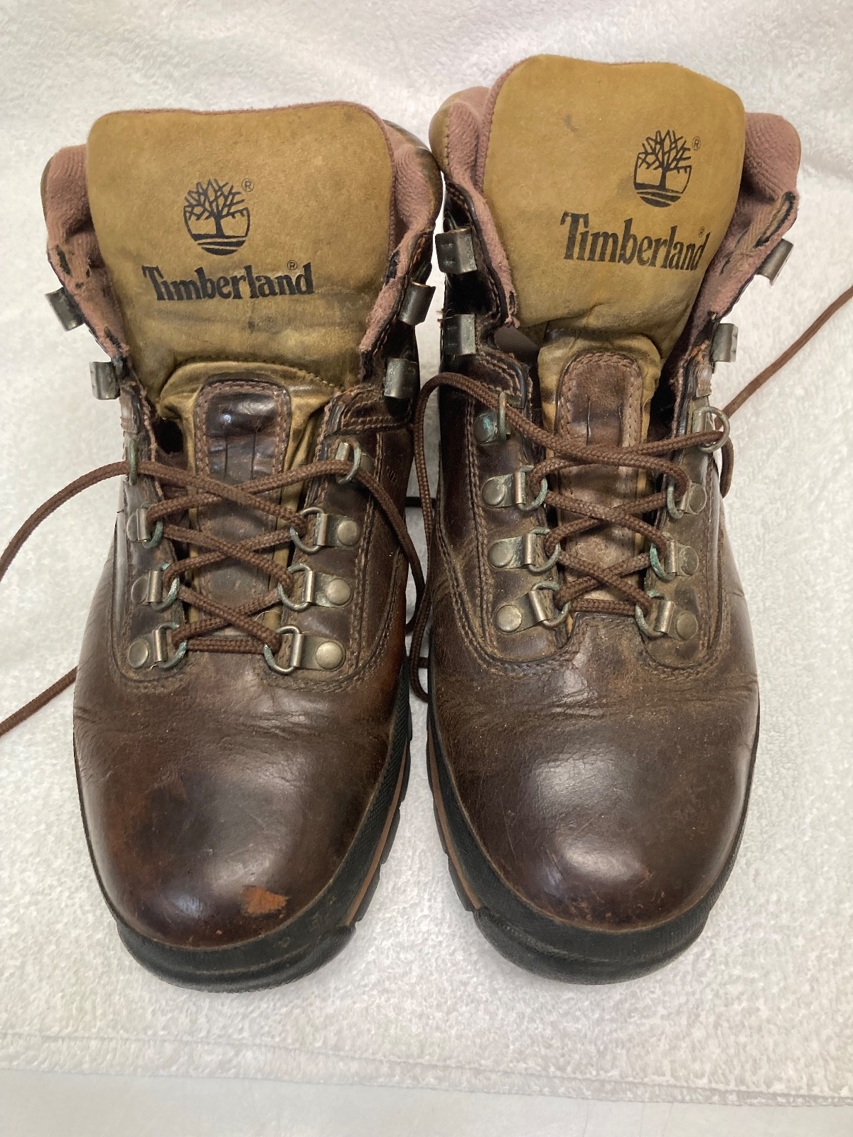 Timberland leather boots Madsen model mens 9M brown 95100