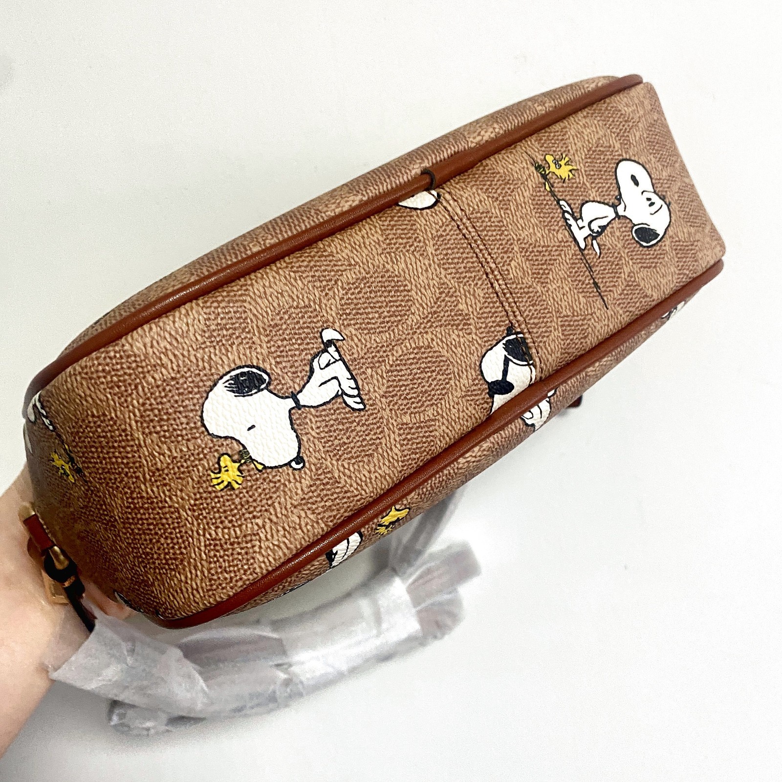 Coach X Peanuts Jamie Camera Bag In Signature Canvas With Snoopy Print CBM27 NEW